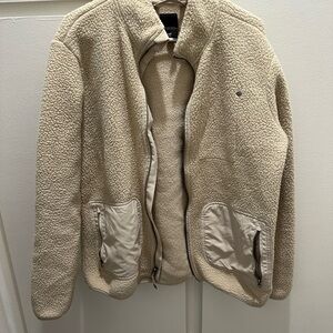 Vuori Men's Tan Sherpa Jacket